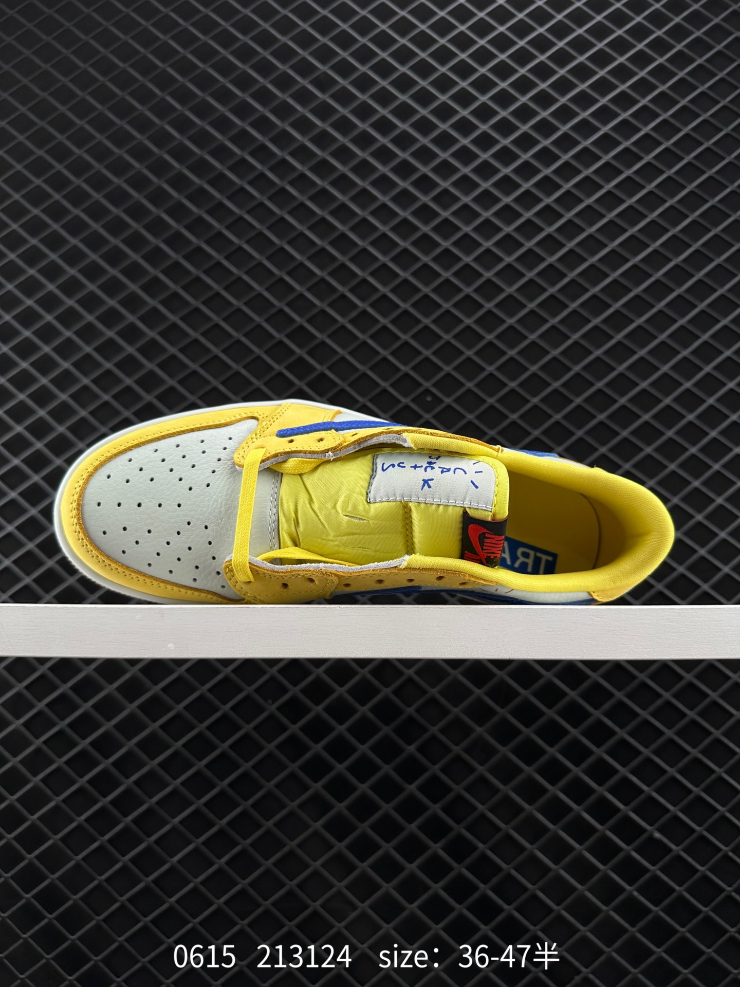 Fragment Design x Travis Scott x Nike Air Jordan 1 Low OG SP”Military Blue”